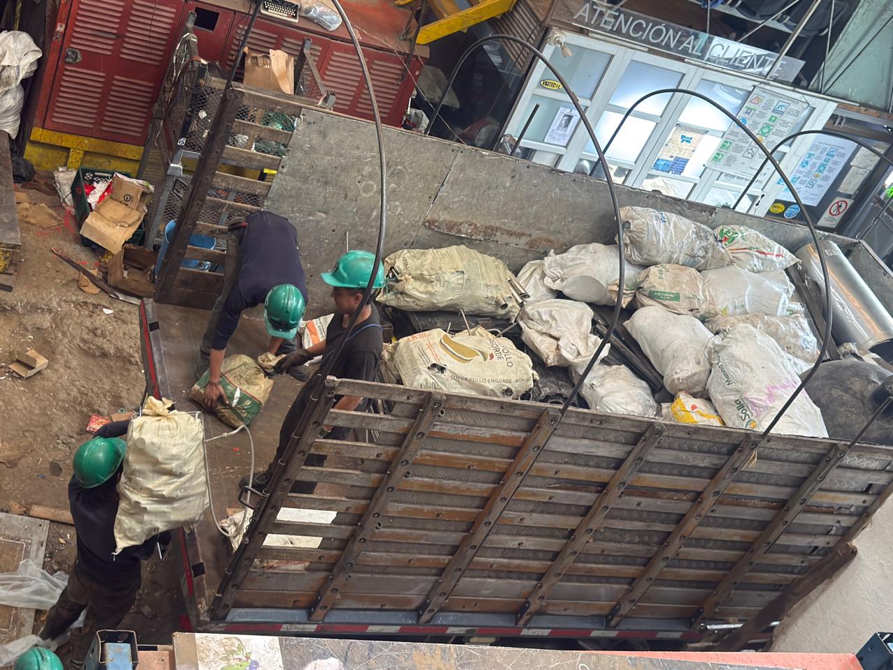 Pesaje de materiales